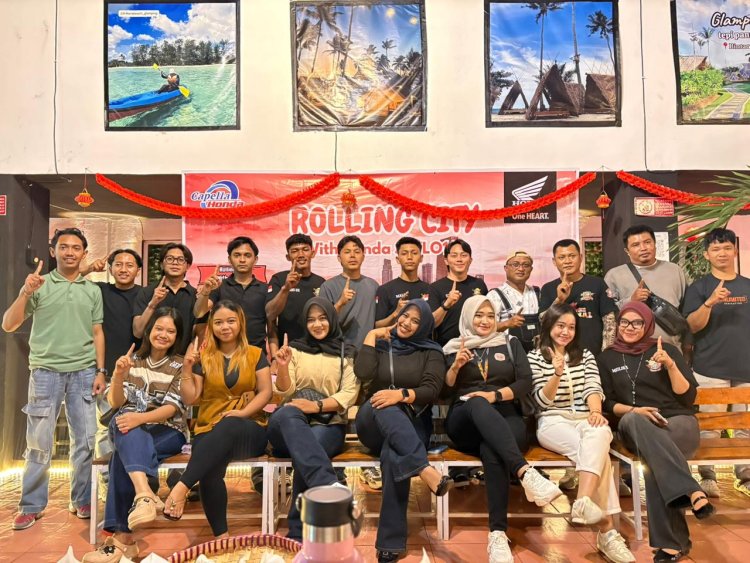 Pererat Silaturahmi, Bikers Stylo160 Tanjung Pinang Gelar Gathering Bersama Honda