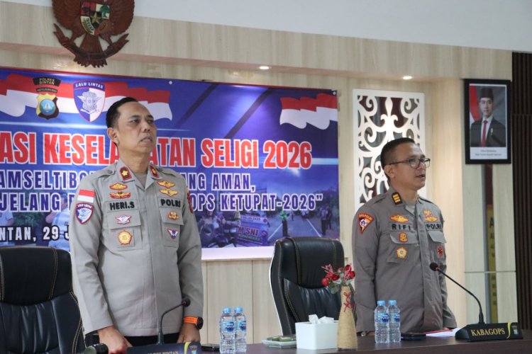 Polres Bintan Siapkan Personel Humanis Jelang Operasi Keselamatan Seligi 2026