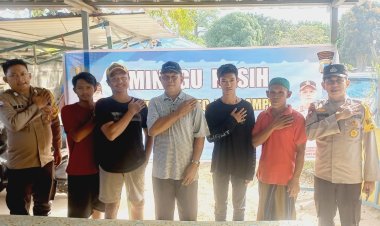 Hari ke-10 Pengamanan Distribusi Air, Warga Tanjung Sengkuang Apresiasi Polsek Batu Ampar