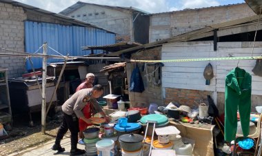 Polsek Batu Ampar Amankan Pendistribusian Air Bersih Hari Ke-9 di Kelurahan Tanjung Sengkuang