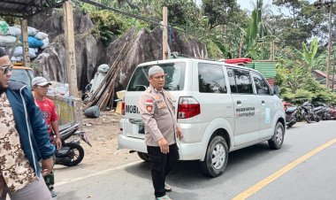 AIPDA RAJA FAISAL MUSHAWIR HADIR DI SAAT DUKA WARGA: POLRI UNTUK MASYARAKAT