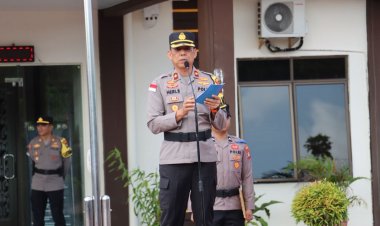 Polres Bintan Laksanakan apel gelar pasukan operasi keselamatan seligi 2026