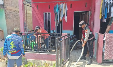 Polsek Batu Ampar Laksanakan Pengamanan Hari Ke-12 Pendistribusian Air Bersih di Tanjung Sengkuang