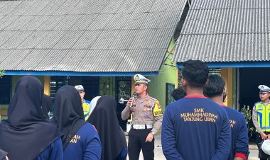 Pastikan Keselamatan di Jalan, Satlantas Polres Bintan "Sidak" Kelayakan Kendaraan dan Kesehatan Sopir di PT Indorent