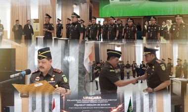 Kajati Kepri Lantik Pejabat Eselon III dan IV, Perkuat Profesionalitas dan Integritas Kejaksaan