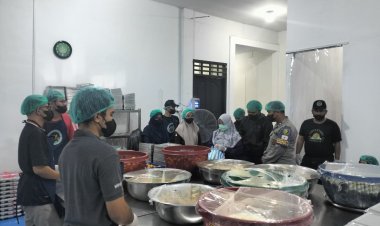 Polres Lingga Perketat Pengawasan Kualitas MBG Melalui Uji Labkesmas