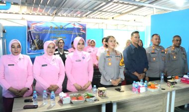 Kapolres Karimun Zoom Meeting Peresmian dan Groundbreaking SPPG Polri di SPPG Sawang Kundur Barat