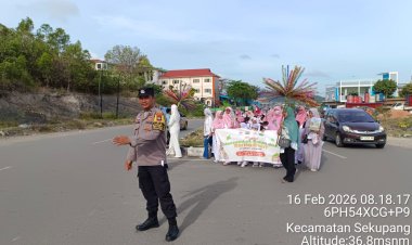 Pawai Menyambut Bulan Suci Ramadhan 1447 H SP IT Ulil Albab Sekupang Berlangsung Aman dan Kondusif