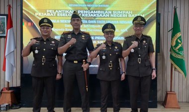 Tiga Pejabat Eselon IV Kejari Batam Dilantik, Kajari Tekankan Integritas dan Profesionalisme
