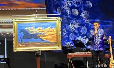 Lukisan 'Kuda Api' Karya SBY Laku Dilelang Rp6,5 Miliar