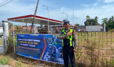 Operasi Liong Seligi 2026: Satlantas Polres Lingga Gencarkan Imbauan Tertib Berlalu Lintas