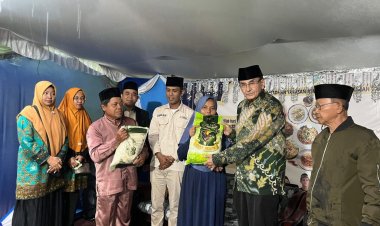 Ismeth Abdullah Hadiri Berbagi Berkah Ramadhan Yayasan Asma Husnul Khatimah di Belakang Padang
