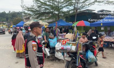 Polsek Batu Ampar Amankan Pasar Tumpah Ramadhan 1447 H, Wujudkan Situasi Aman dan Kondusif Bagi Masyarakat