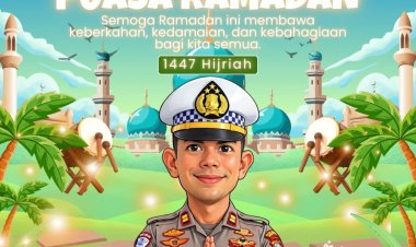 Kasat Lantas Polres Bintan Mengucapkan Selamat Menunaikan Ibadah Puasa Ramadhan 1447 Hijriah