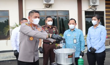 Polres Bintan Sikat Jaringan Pengedar Narkotika, 2 Kilogram Sabu Berhasil di Amankan