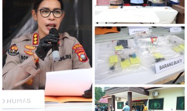 POLDA KEPRI UNGKAP TINDAK PIDANA PENCURIAN DENGAN PEMBERATAN DAN PERTOLONGAN JAHAT/PENADAH DI KOTA BATAM