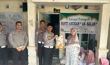 POLANTAS MENYAPA DI BULAN SUCI, DITLANTAS POLDA KEPRI TEBAR KEBAIKAN LEWAT JUMAT BERKAH RAMADAN 1447 H