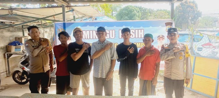 Hari ke-10 Pengamanan Distribusi Air, Warga Tanjung Sengkuang Apresiasi Polsek Batu Ampar