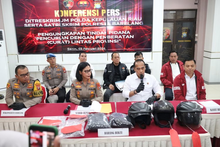 Ditreskrimum Polda Kepri dan Polresta Barelang Berhasil Ungkap Pembobolan Rumah di Bandar Sri Mas, Lima Pelaku Diamankan