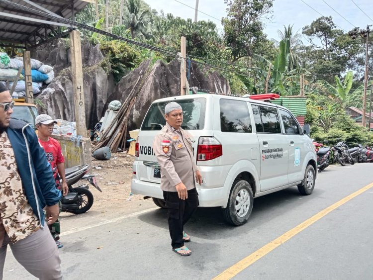 AIPDA RAJA FAISAL MUSHAWIR HADIR DI SAAT DUKA WARGA: POLRI UNTUK MASYARAKAT