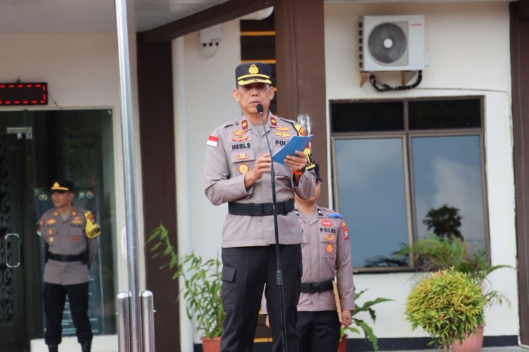 Polres Bintan Laksanakan apel gelar pasukan operasi keselamatan seligi 2026