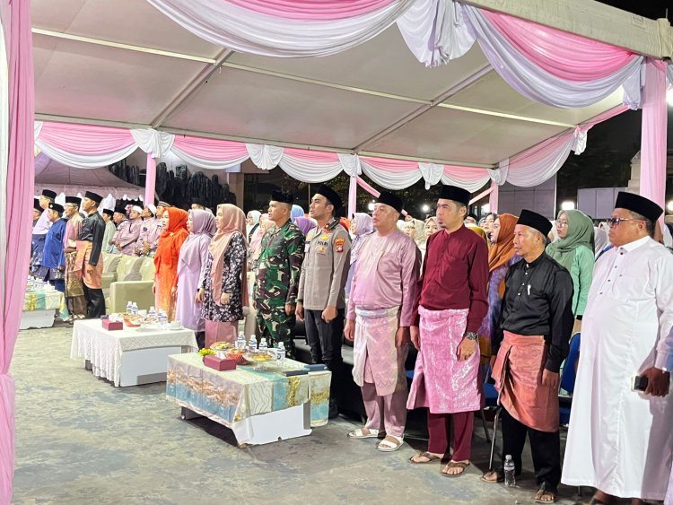 Polsek Lubuk Baja Laksanakan Pengamanan Pembukaan MTQH XXXIV Tingkat Kecamatan Lubuk Baja