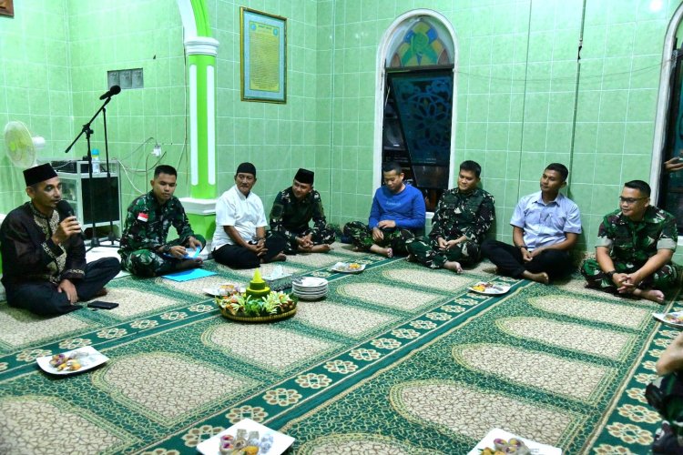 Jelang Latihan Survival, Lanud Raden Sadjad Hadiri Doa Bersama di Desa Ceruk Natuna