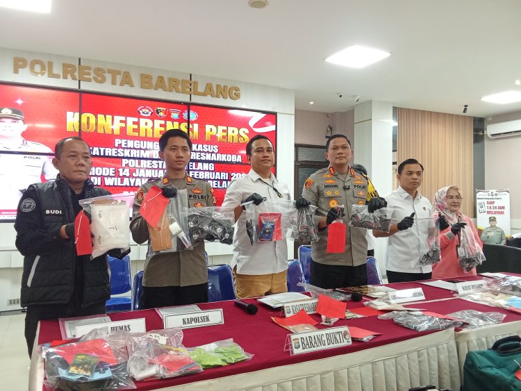 Satnarkoba Polresta Barelang Bongkar 12 Kasus Narkoba, Sita 1,1 Kg Sabu dan Ratusan Liquid Vape Mengandung Etomidate