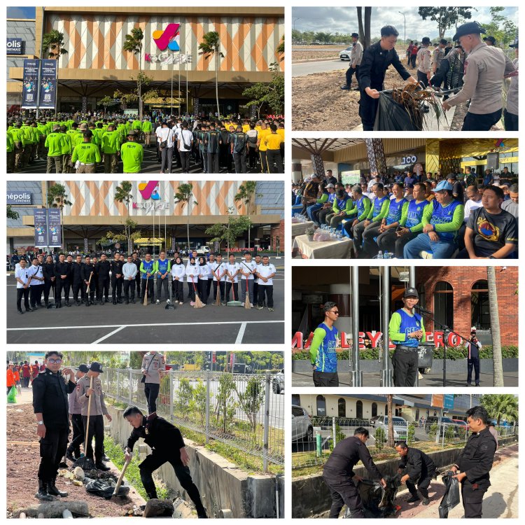 KOMITMEN DUKUNG PROGRAM PEMERINTAH, KARUTAN BATAM HADIRI PENCANANGAN GERAKAN MASYARAKAT ASRI KOTA BATAM