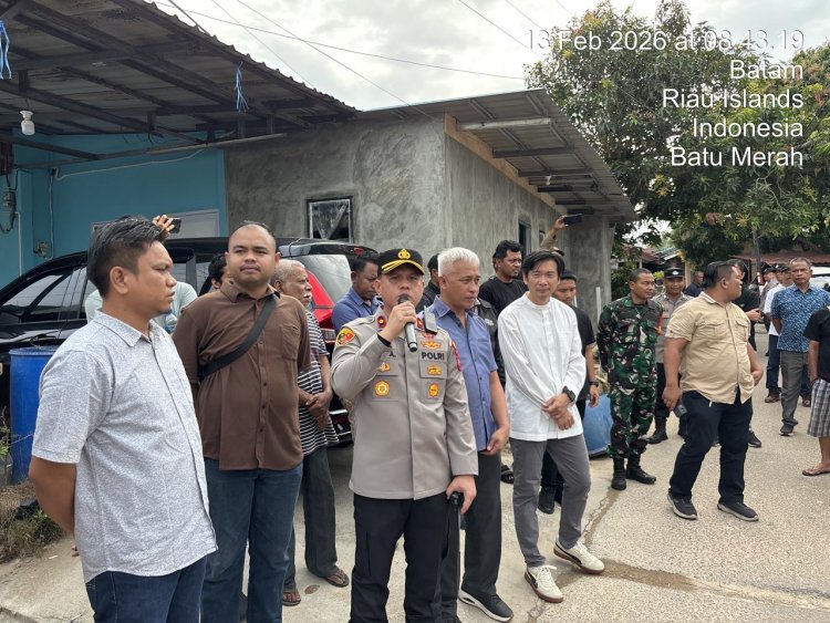 Polsek Batu Ampar Kawal Aspirasi Warga, Masalah Air Dibahas Tanpa Demo