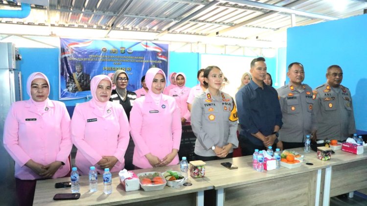 Kapolres Karimun Zoom Meeting Peresmian dan Groundbreaking SPPG Polri di SPPG Sawang Kundur Barat