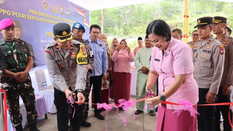 Dukung Program Nasional, Polres Lingga Ikuti Groundbreaking SPPG Polri Secara Virtual