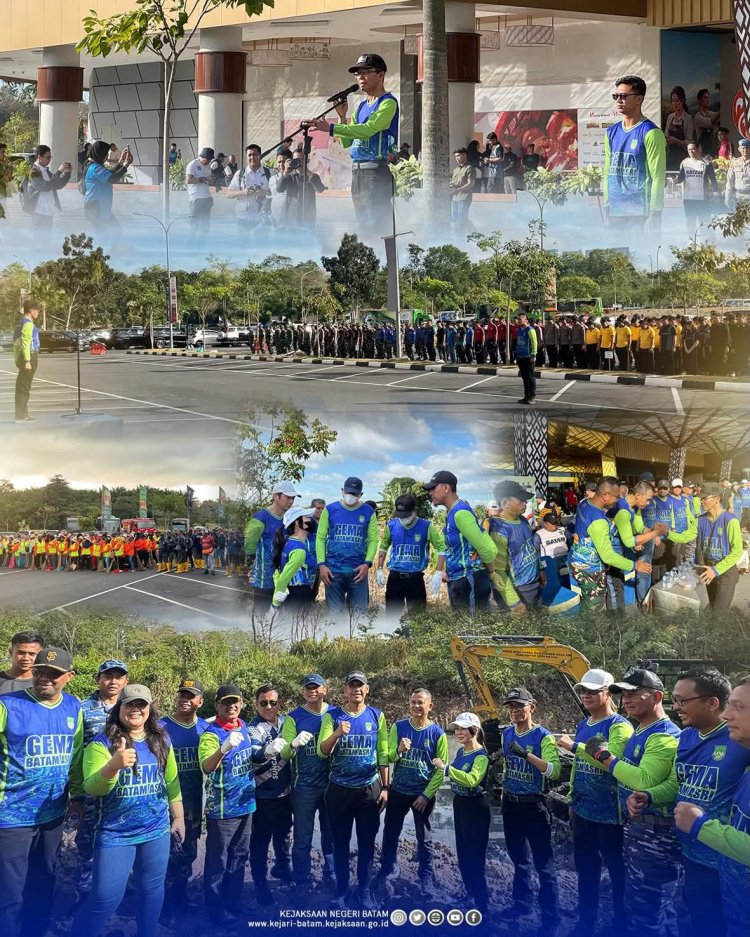 Kejari Batam Dukung Pencanangan Gerakan Masyarakat Batam Asri di KSquare Mall