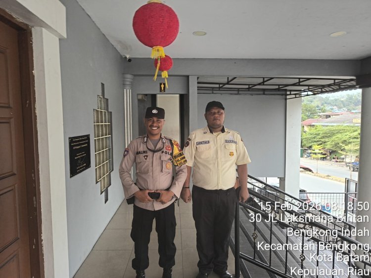 Polsek Bengkong Gelar Minggu Kasih Kamtibmas di Gereja Impact Community, Ajak Warga Jaga Toleransi Jelang Imlek dan Ramadan