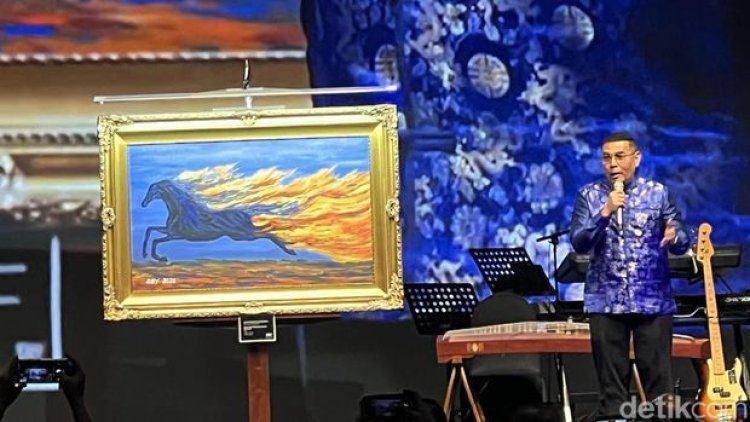 Lukisan 'Kuda Api' Karya SBY Laku Dilelang Rp6,5 Miliar