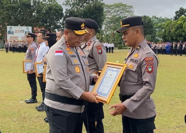 Personel Polres Lingga Kembali Torehkan Prestasi di Tingkat Polda Kepri