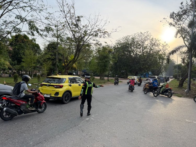 Strong Point Pagi Ramadhan, Upaya Satlantas Polresta Barelang Wujudkan Lalu Lintas Aman dan Lancar