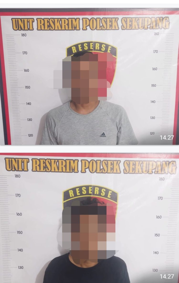 POLSEK SEKUPANG BERHASIL MENANGKAP DUA RESIDIVIS CURANMOR, MOTOR YAMAHA SCORPIO YANG HILANG DI TIBAN CENTRE