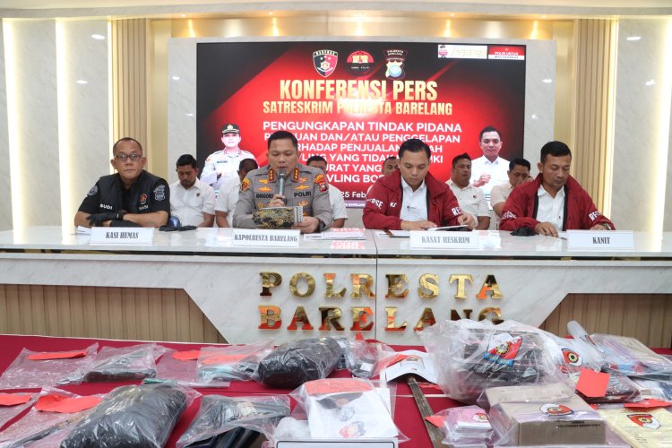 Konferensi Pers Polresta Barelang: Kasus Penipuan Kavling Bodong dengan Kerugian Miliaran Rupiah Berhasil Diungkap