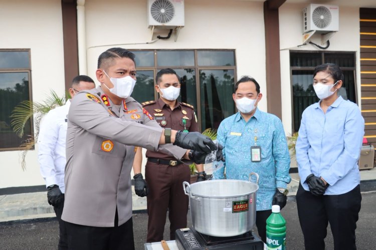 Polres Bintan Sikat Jaringan Pengedar Narkotika, 2 Kilogram Sabu Berhasil di Amankan