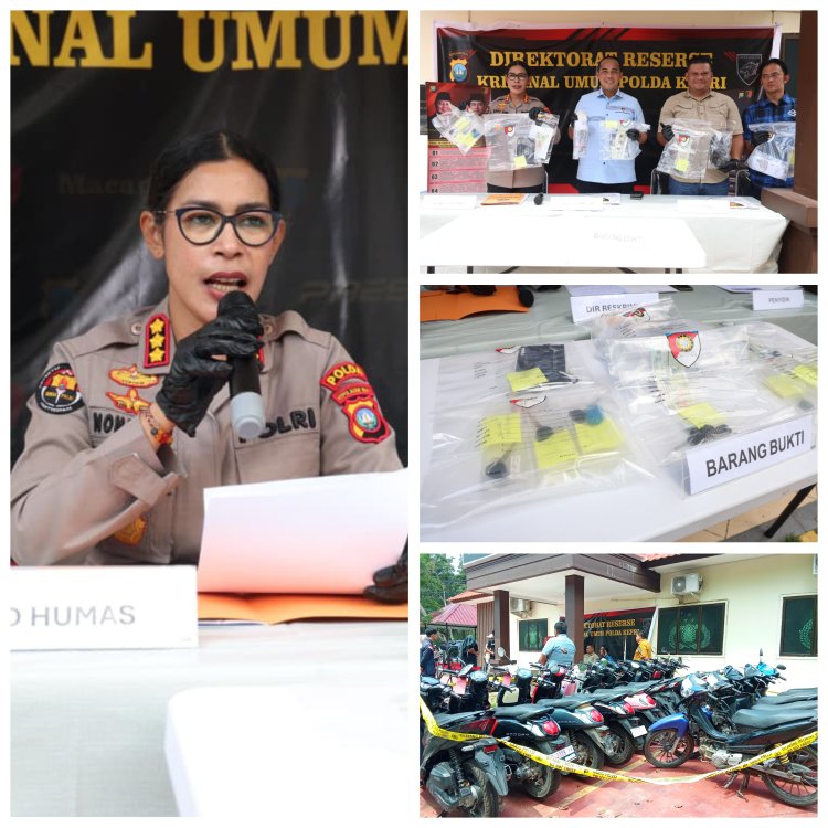 POLDA KEPRI UNGKAP TINDAK PIDANA PENCURIAN DENGAN PEMBERATAN DAN PERTOLONGAN JAHAT/PENADAH DI KOTA BATAM