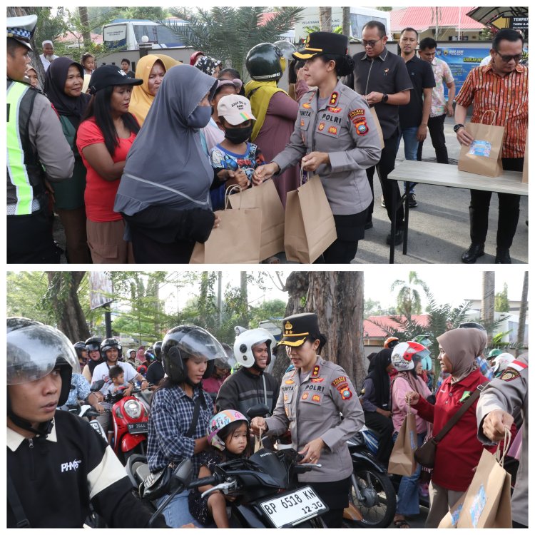 Bulan Suci Ramadhan, Polres Karimun Rutin Berbagi Takjil kepada Masyarakat