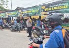 Pengamanan Pasar Tumpah Ramadhan 1447 H oleh Polsek Sungai Beduk Berjalan Aman dan Tertib