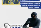 Aksi Heroik Maling "Angkat Motor" di Serpong Terekam CCTV