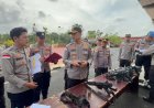 Wakapolres Bintan Pimpin Langsung Pemeriksaan Senjata Api, Pastikan Personel Siap Amankan Lebaran