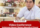 Kejari Batam Ikuti Video Conference Rapat Perbaikan STTP Peserta Latsar CPNS 2025