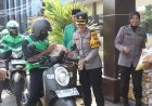 Polres Karimun Salurkan Bantuan Sosial ke Pengemudi Ojol di Kabupaten Karimun