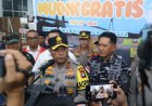 KAPOLDA KEPRI BAGIKAN TIKET MUDIK GRATIS, WUJUD KEPEDULIAN UNTUK MASYARAKAT