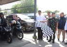 Wujudkan "Mudik Aman Keluarga Bahagia", Kapolres Bintan Bersama Bupati Bintan dan FKPD Cek Pos Pelayanan dan Bagikan Tiket Gratis
