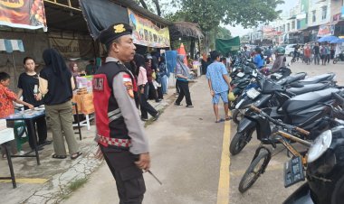 Polsek Nongsa Laksanakan Pengamanan Pasar Tumpah Ramadhan 1447 H, Pastikan Aktivitas Masyarakat Berjalan Aman dan Tertib